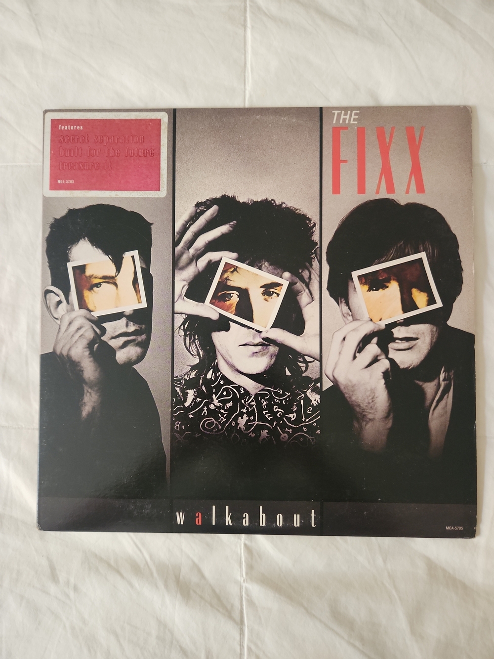 The Fixx Walkabout Vinyl Album Cover - DJ COPY UNPLAYED 30 YEARS VG+